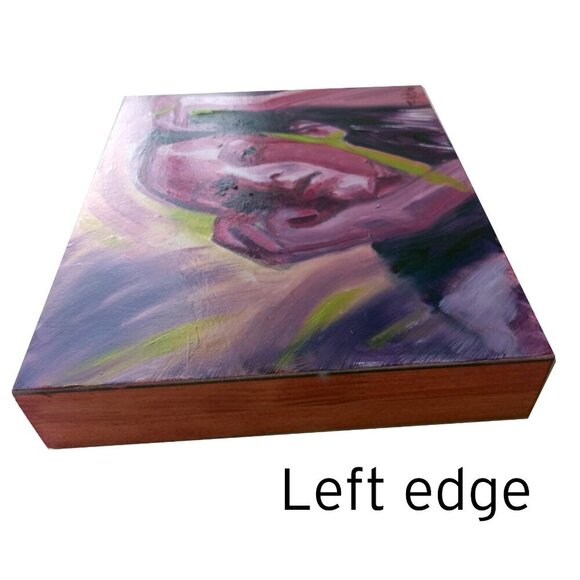 “Daydreaming” Original Oil Painting by Robin White - Oil on Wood Panel 10 x 8 x. - Picture 5 of 9